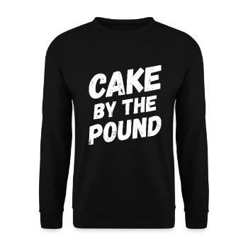 Gâteau d’amoureux des gâteaux - Sweat-shirt Unisexe - noir - Devant - Alina (178cm) & Michal (187cm)