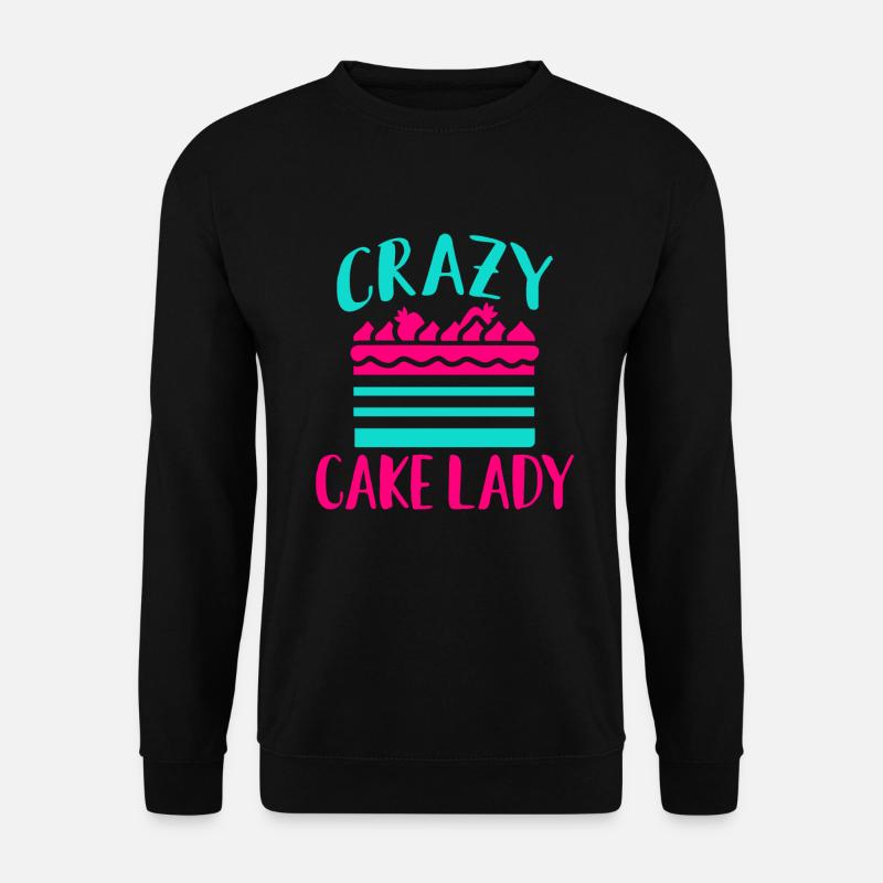 Cake Lover Cake Gift - Unisex Sweatshirt - black
