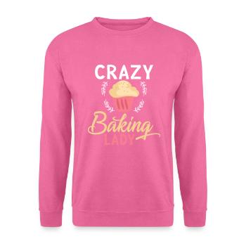 Cake Lover Cake Gift - Unisex Sweatshirt - pink - Front