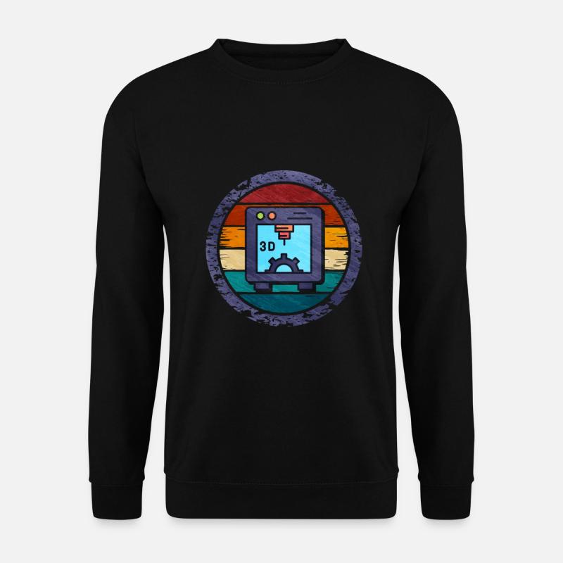 3d printing - Unisex Pullover - Schwarz