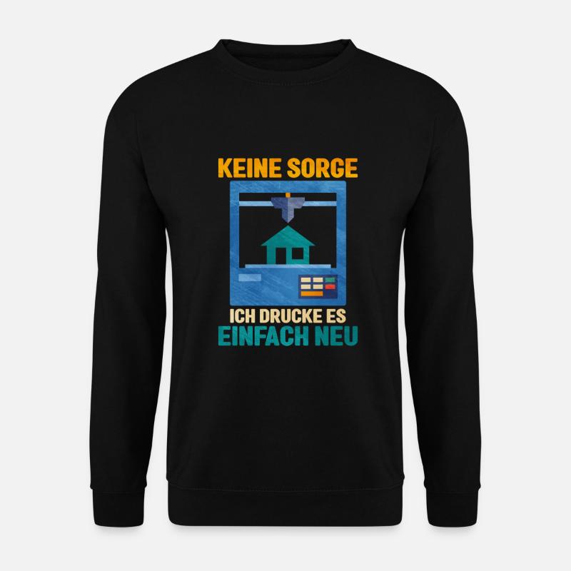 3D Printing - Unisex Sweatshirt - black