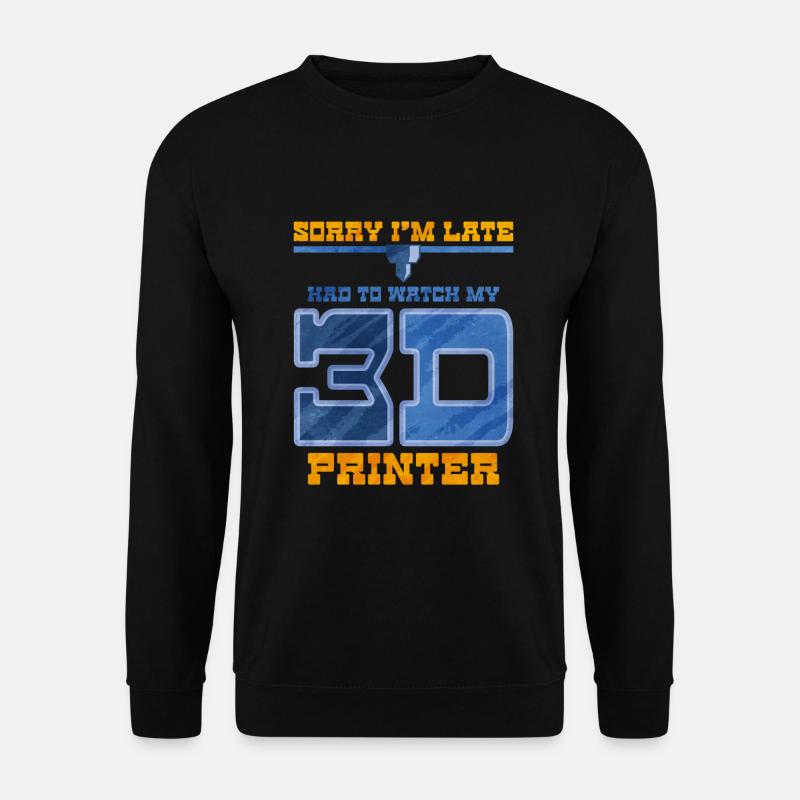 3d printing - Unisex Pullover - Schwarz