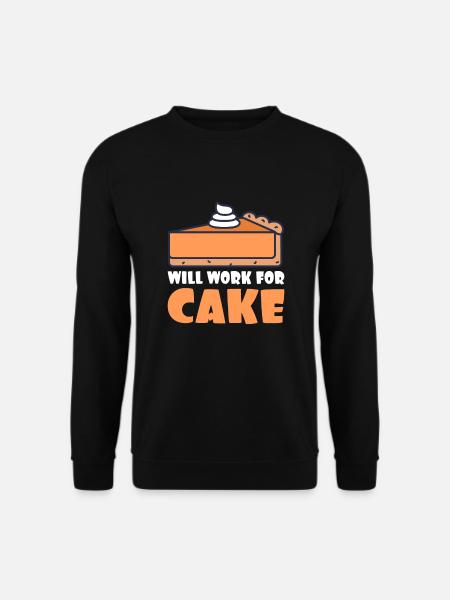 Cake Lover Cake Gift - Unisex Sweatshirt - black