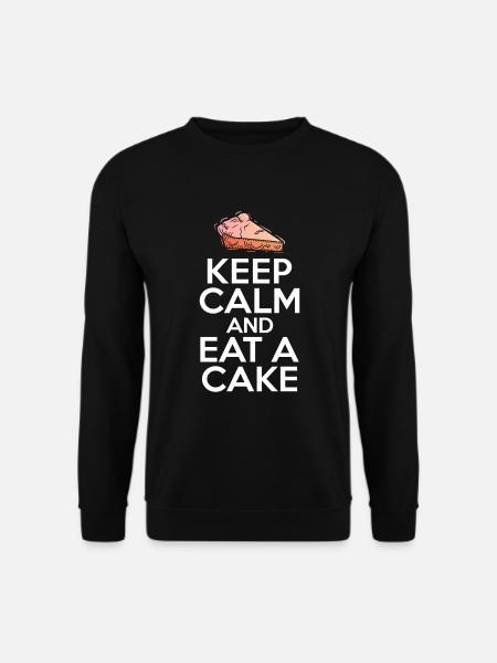 Cake Lover Cake Gift - Unisex Sweatshirt - black