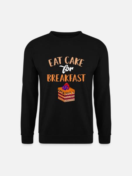 Cake Lover Cake Gift - Unisex Sweatshirt - black