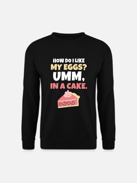 Cake Lover Cake Gift - Unisex Sweatshirt - black