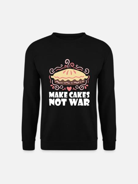 Cake Lover Cake Gift - Unisex Sweatshirt - black