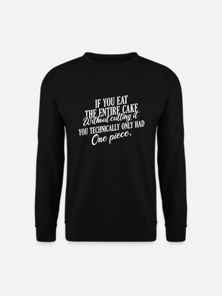 Cake Lover Cake Gift - Unisex Sweatshirt - black
