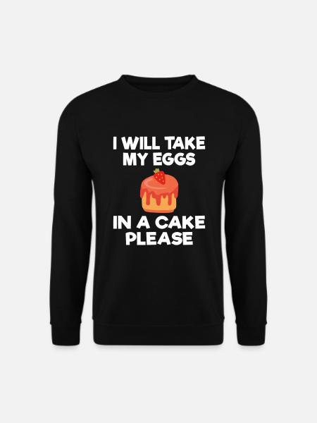 Cake Lover Cake Gift - Unisex Sweatshirt - black