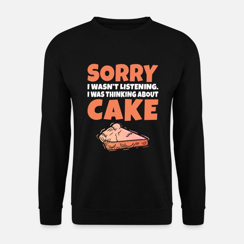 Cake Lover Cake Gift - Unisex Sweatshirt - black