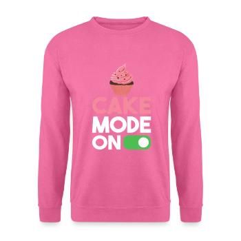 Cake Lover Cake Gift - Unisex Sweatshirt - pink - Front