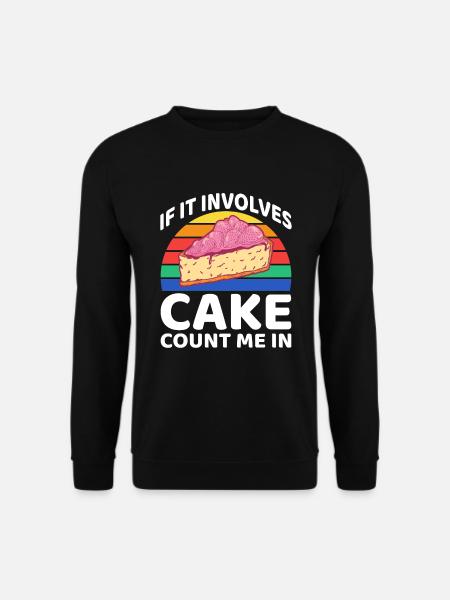 Cake Lover Cake Gift - Unisex Sweatshirt - black