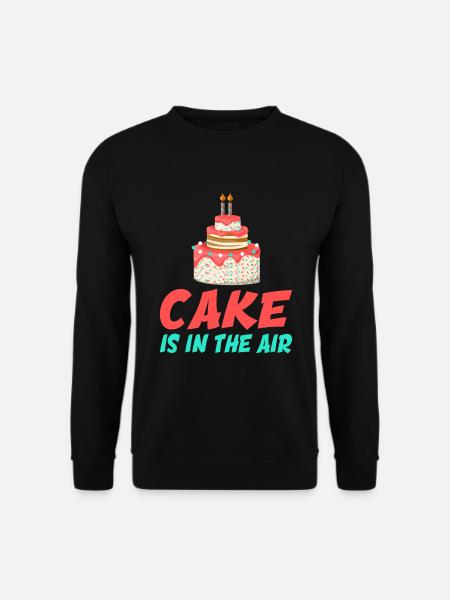 Cake Lover Cake Gift - Unisex Sweatshirt - black