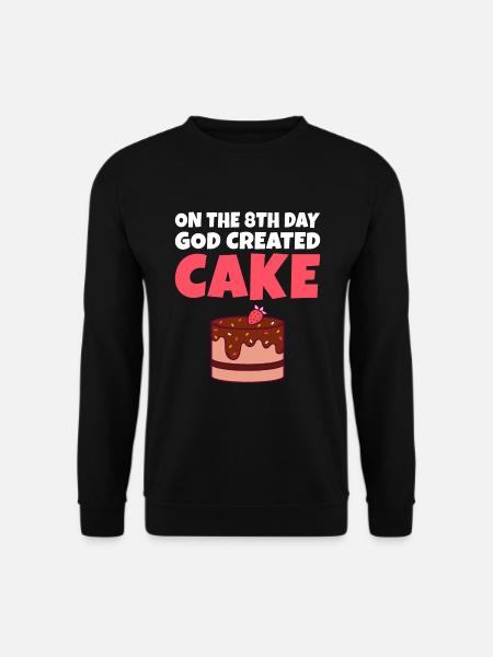 Cake Lover Cake Gift - Unisex Sweatshirt - black