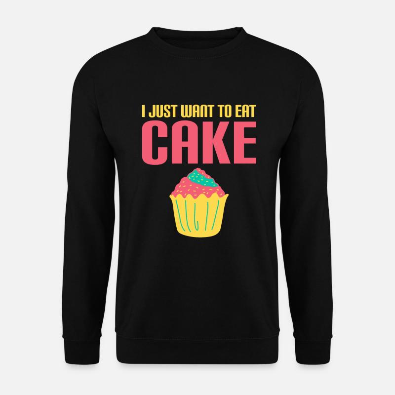 Cake Lover Cake Gift - Unisex Sweatshirt - black
