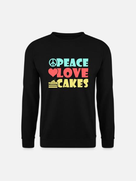 Cake Lover Cake Gift - Unisex Sweatshirt - black