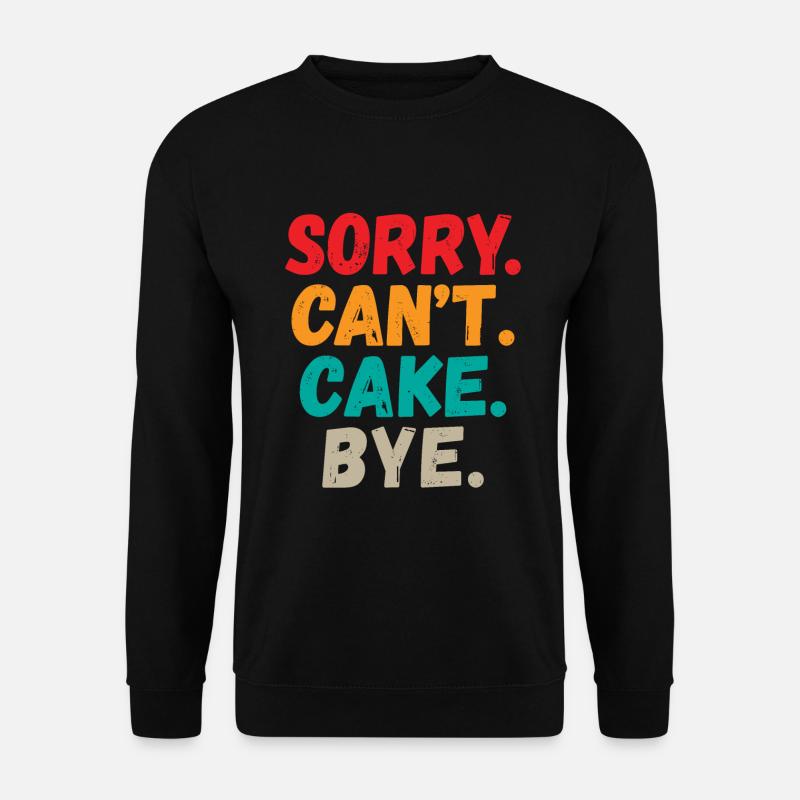 Cake Lover Cake Gift - Unisex Sweatshirt - black