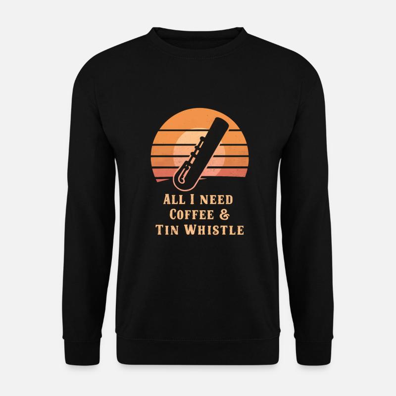 Tin Whistle - Unisex Sweatshirt - black