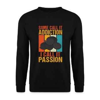 Licorice Gifts - Unisex Sweatshirt - black - Front - Alina (178cm) & Michal (187cm)