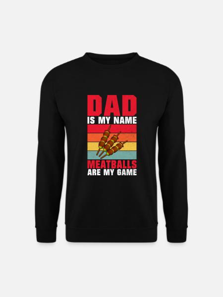 Meatball Lovers Gifts - Unisex Sweatshirt - black