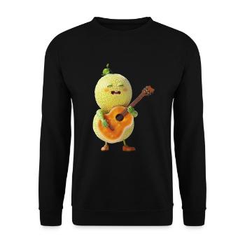 Guitare Honeydew Melon - Sweat-shirt Unisexe - noir - Devant - Alina (178cm) & Michal (187cm)