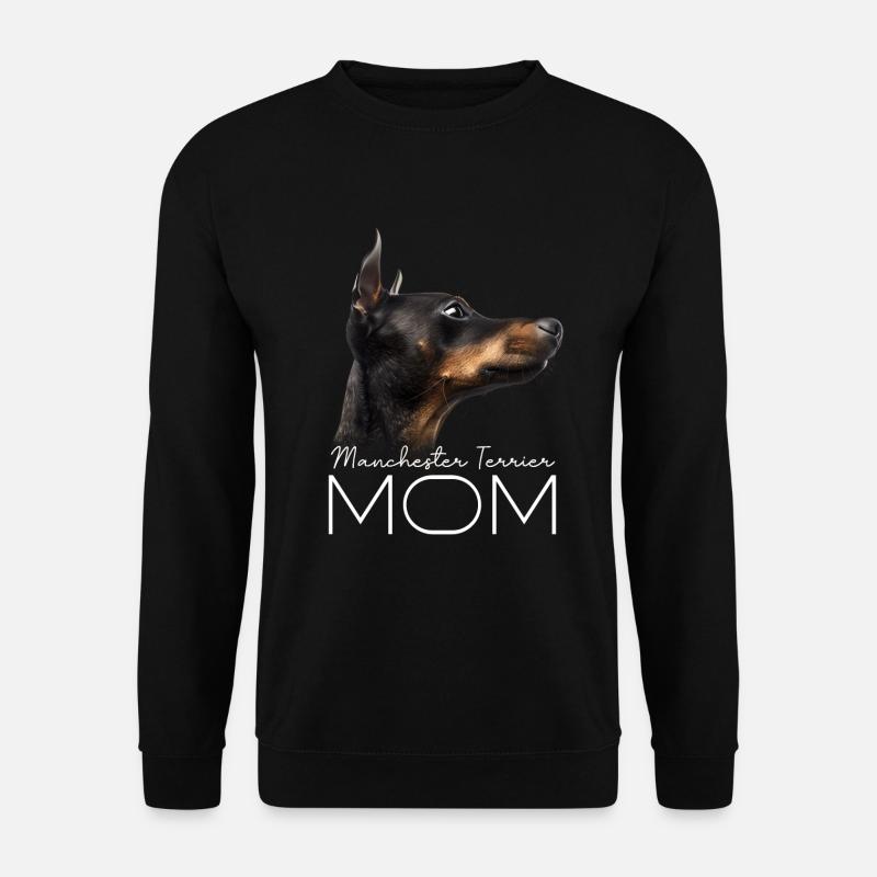Manchester Terrier Mom - Unisex Sweatshirt - black