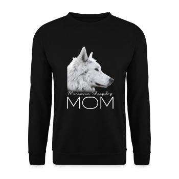 Maremma Abruzzo Shepherd Dog Mom - Unisex Sweatshirt - black - Front - Alina (178cm) & Michal (187cm)