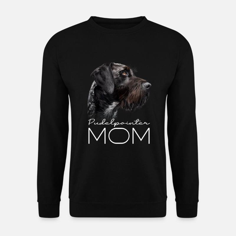 Pudelpointer Mama - Unisex Pullover - Schwarz