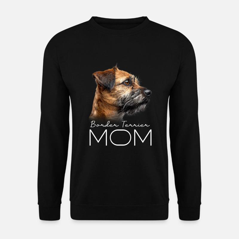 Maman Border Terrier - Sweat-shirt Unisexe - noir