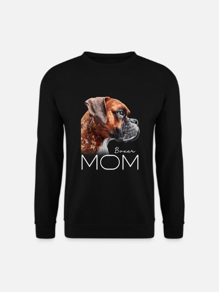 Maman Boxer - Sweat-shirt Unisexe - noir