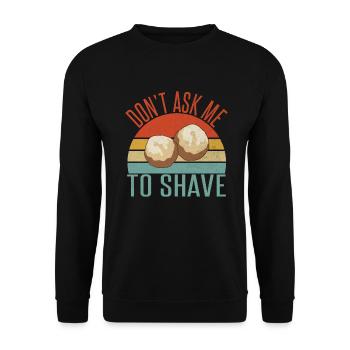Meatball Lovers Gifts - Unisex Pullover - Schwarz - Vorne - Alina (178cm) & Michal (187cm)
