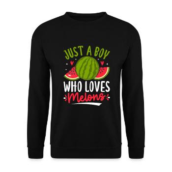 Melon Poison - Sweat-shirt Unisexe - noir - Devant - Alina (178cm) & Michal (187cm)