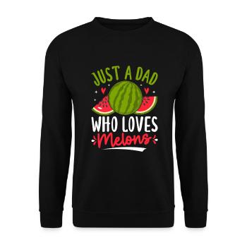 Melon Poison - Sweat-shirt Unisexe - noir - Devant - Alina (178cm) & Michal (187cm)