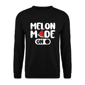 Melon Poison - Sweat-shirt Unisexe - noir - Devant - Alina (178cm) & Michal (187cm)