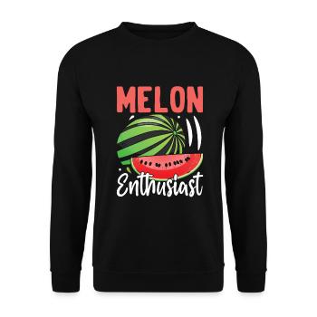 Melon Poison - Unisex Sweatshirt - black - Front - Alina (178cm) & Michal (187cm)