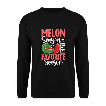 Melon Poison - Sweat-shirt Unisexe - noir - Devant - Alina (178cm) & Michal (187cm)