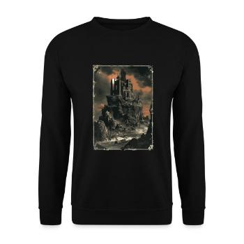 Die dunkle Zitadelle Tarot - Unisex Pullover - Schwarz - Vorne - Alina (178cm) & Michal (187cm)