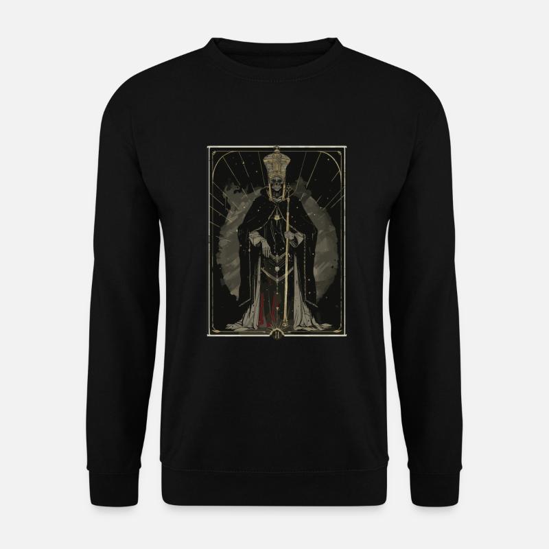 Der Hierophant Tarot - Unisex Pullover - Schwarz