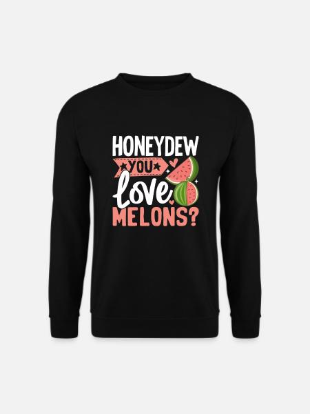 Melon Gift - Unisex Pullover - Schwarz