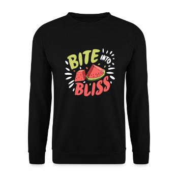 Melon Poison - Sweat-shirt Unisexe - noir - Devant - Alina (178cm) & Michal (187cm)