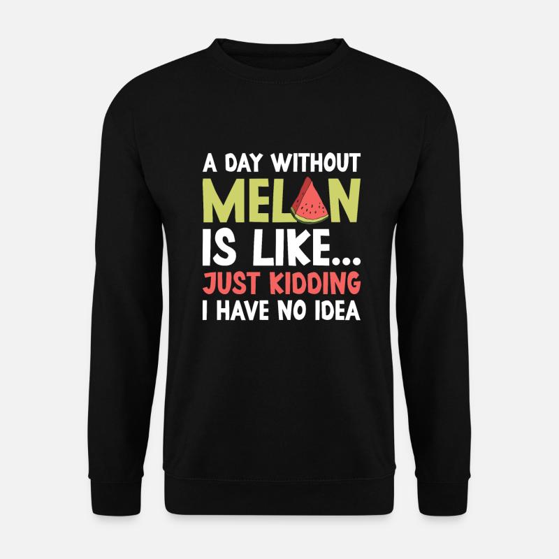 Melon Gift - Unisex Pullover - Schwarz