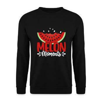 Melon Poison - Sweat-shirt Unisexe - noir - Devant - Alina (178cm) & Michal (187cm)