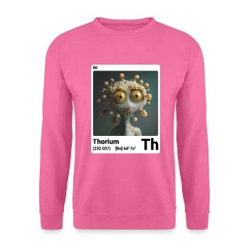 AI am thorium (wt) mode périodique nerdstyle nerd - Sweat-shirt Unisexe - rose - Devant