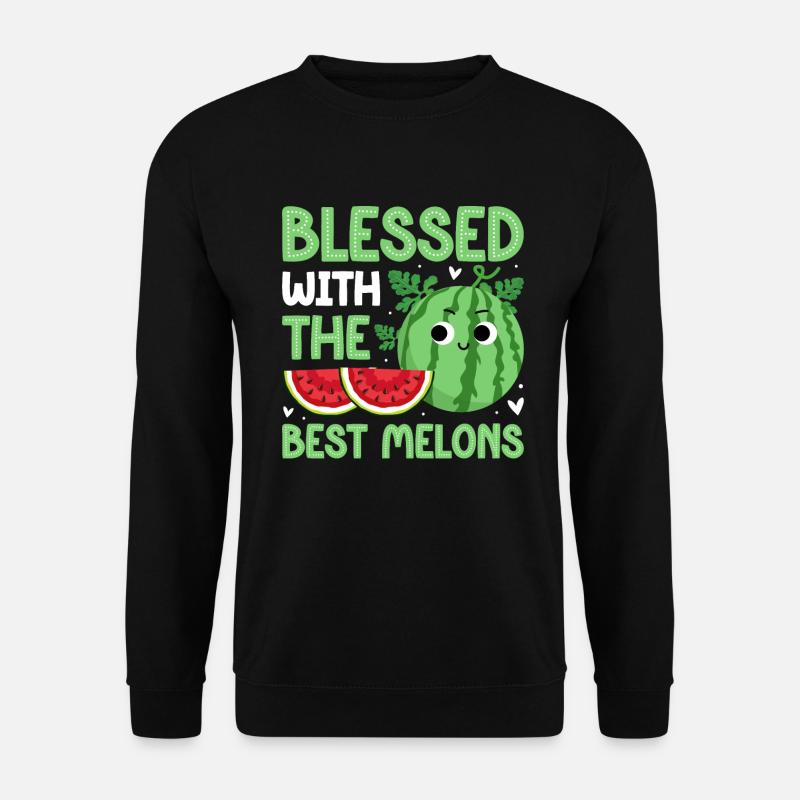 Melon Gift - Unisex Pullover - Schwarz