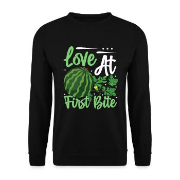 Melon Poison - Unisex Sweatshirt - black - Front - Alina (178cm) & Michal (187cm)
