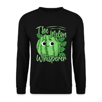 Melon Poison - Sweat-shirt Unisexe - noir - Devant - Alina (178cm) & Michal (187cm)