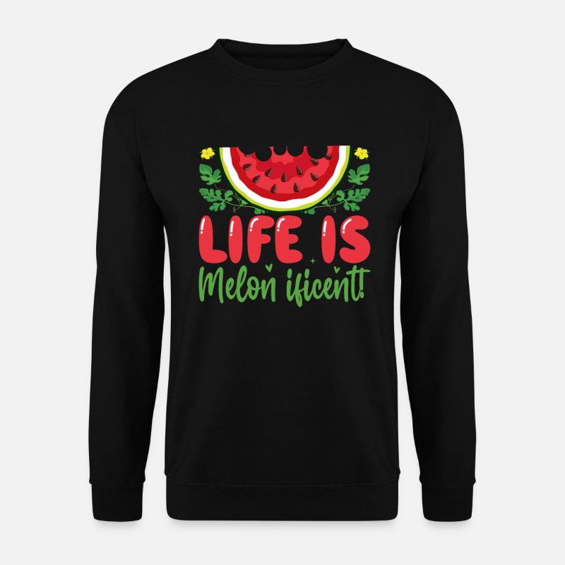 Melon Gift - Unisex Pullover - Schwarz