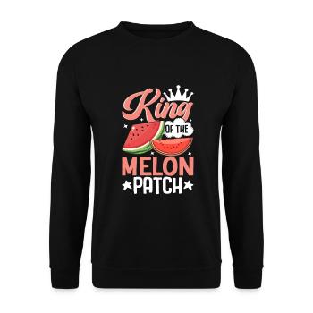 Melon Poison - Sweat-shirt Unisexe - noir - Devant - Alina (178cm) & Michal (187cm)