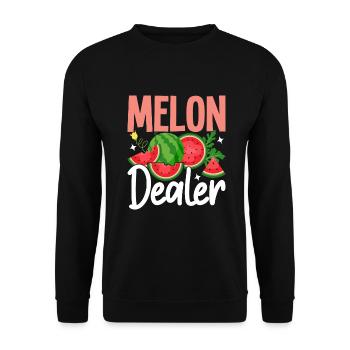 Melon Poison - Sweat-shirt Unisexe - noir - Devant - Alina (178cm) & Michal (187cm)