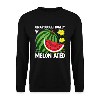 Melon Poison - Sweat-shirt Unisexe - noir - Devant - Alina (178cm) & Michal (187cm)